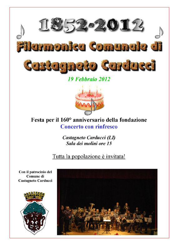 Locandina 160° anniversario